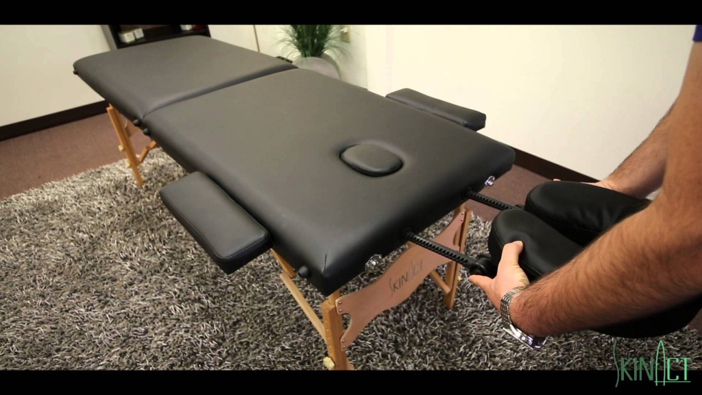 Every massage therapists friend, a portable massage table