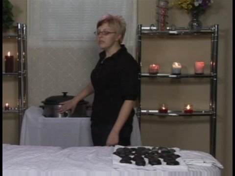 How to prep to give a hot stone massage